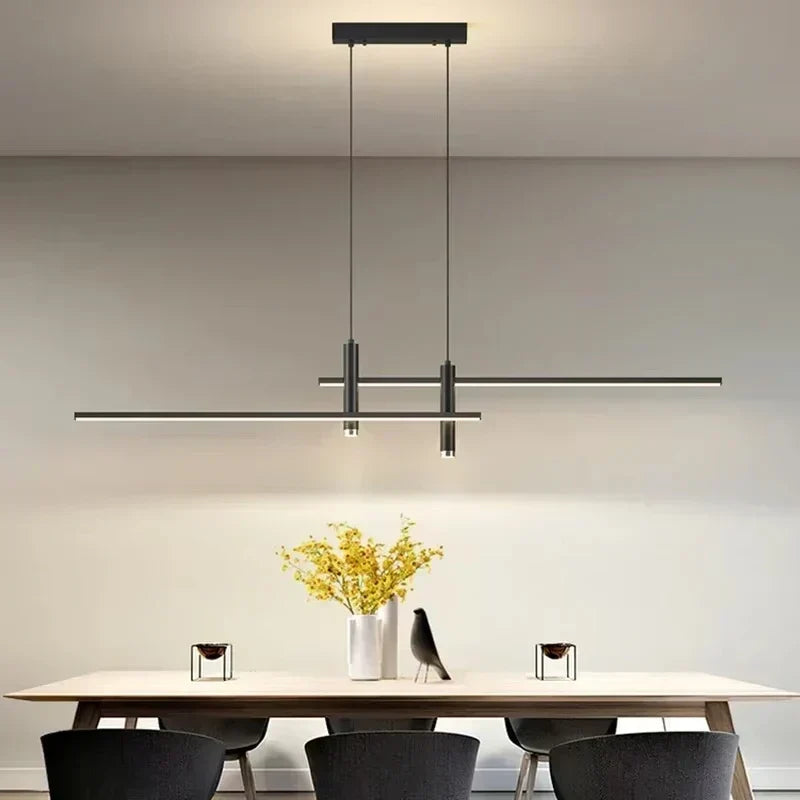 Modern Slim LED Pendant Light for Kitchen Dining