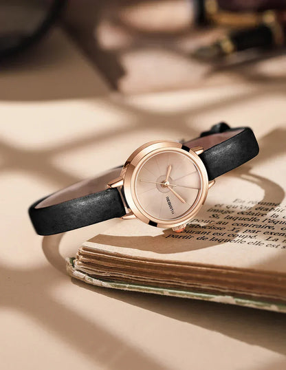 Classic Small Leather Watch for Ladies