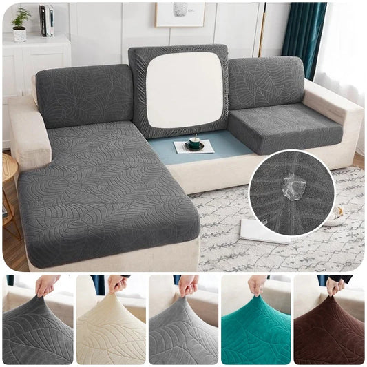 Plush Velvet Sofa Pillow Cover – Non Slip and Water Resistant - Lusomart