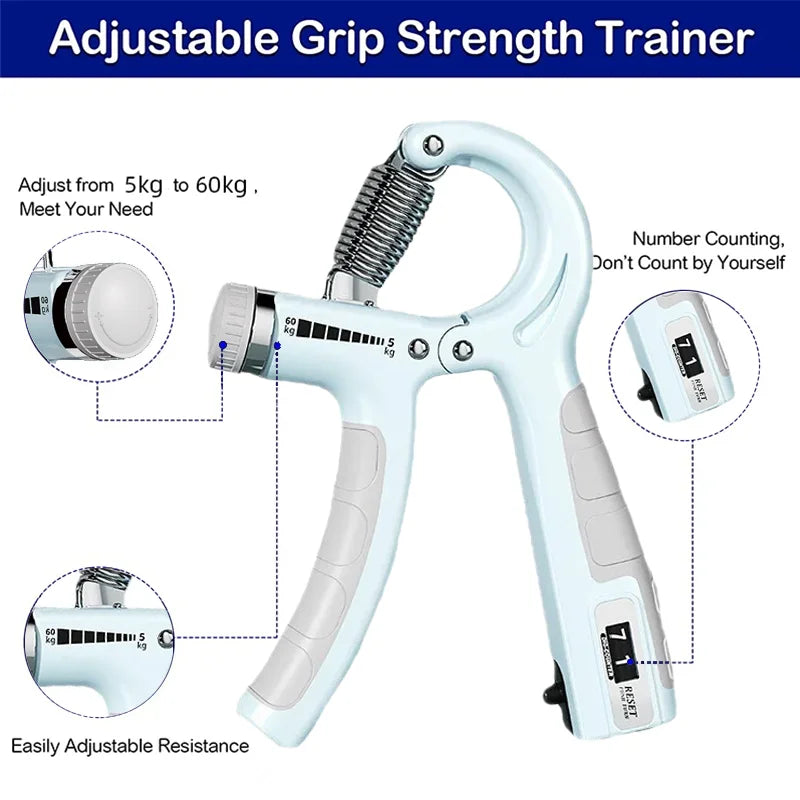Compact Hand Grip Exerciser For Stronger Wrists