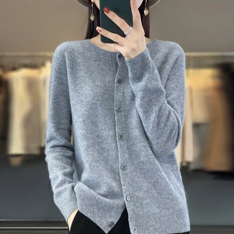 Soft Merino Wool Women's Crew Sweater