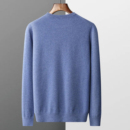 Premium Men's Merino Wool Crew Sweater