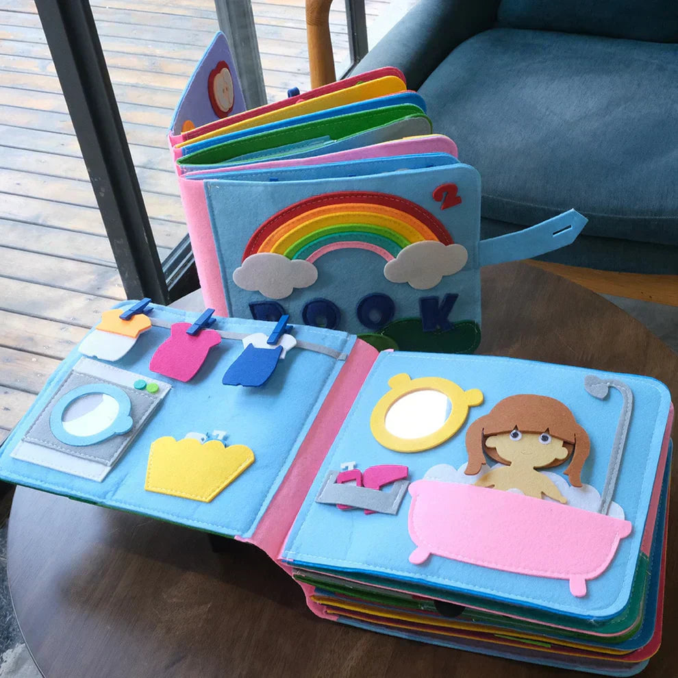 Interactive 3D Sensory Play Learning Board