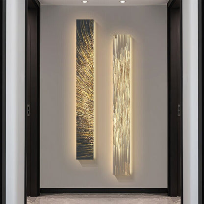 Rustic Fabric Panel Wall Light - Lusomart