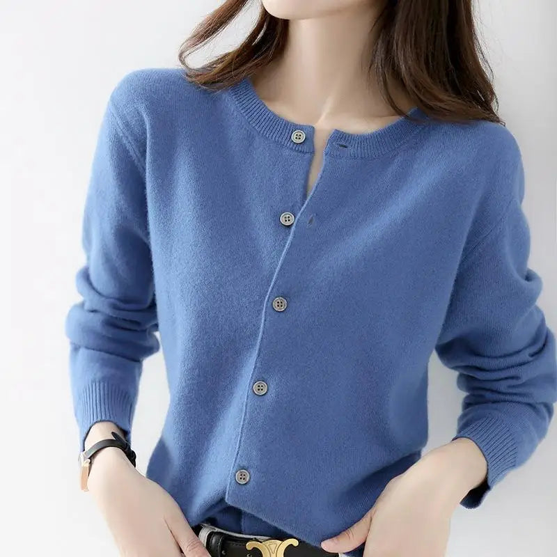 Cozy Cashmere Open Front Cardigan for Women