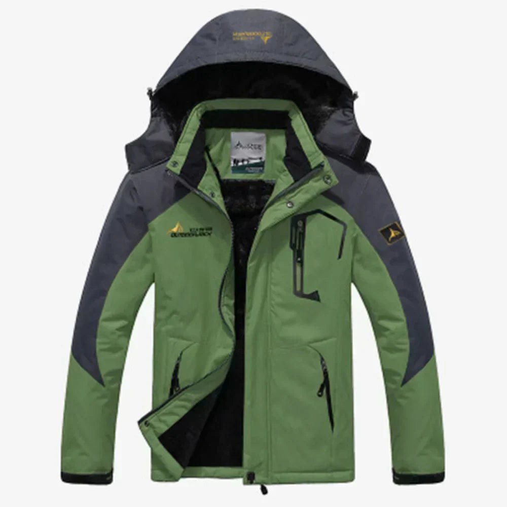 Warm Waterproof Men's Hooded Jacket