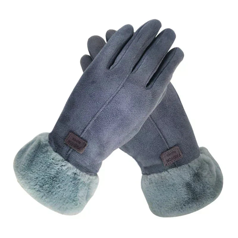 Warm Pink Waterproof Touchscreen Winter Gloves