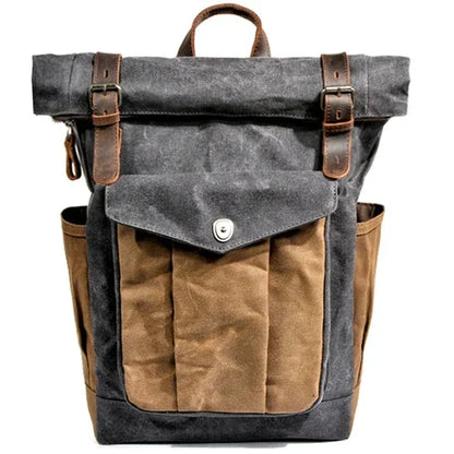 Classic Leather Backpack Bag