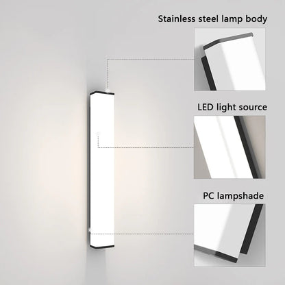 Bright Exterior LED Wall Lamp