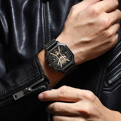 Stylish Men's Skull Watch