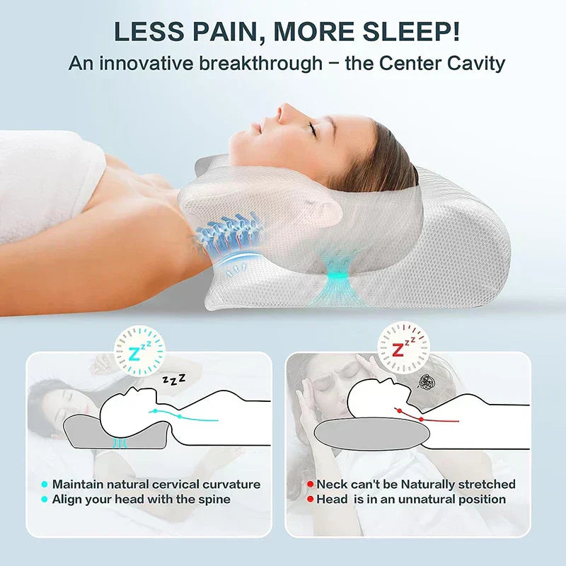 Contour Comfort 2-in-1 Memory Foam Neck Pillow