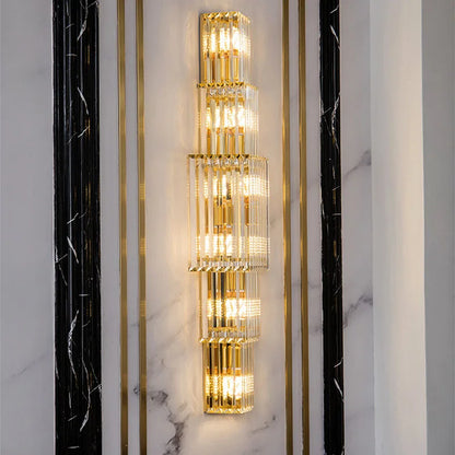 Sparkling Glass LED Wall Light With Soft Glow Effect