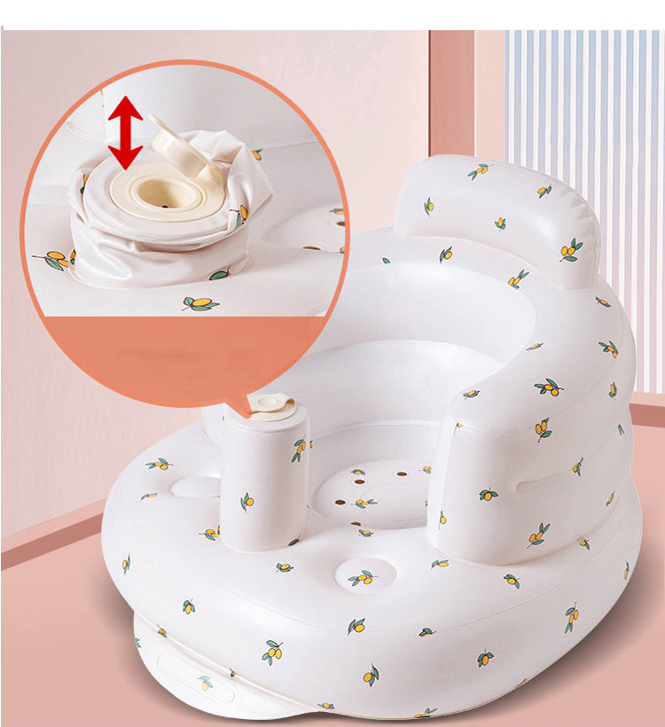 Comfortable Baby Feeding Chair with Pump and Curve Back