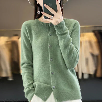Soft Merino Wool Women's Crew Sweater