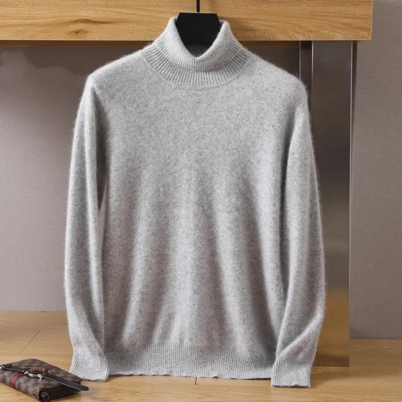 Luxurious Pure Cashmere Men's Sweater