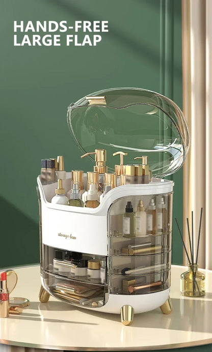 Spacious Cosmetic Desk Storage Case