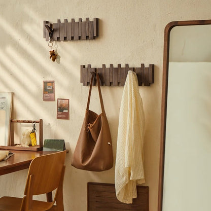 Natural Wood Piano Storage Rack in Beech or Walnut