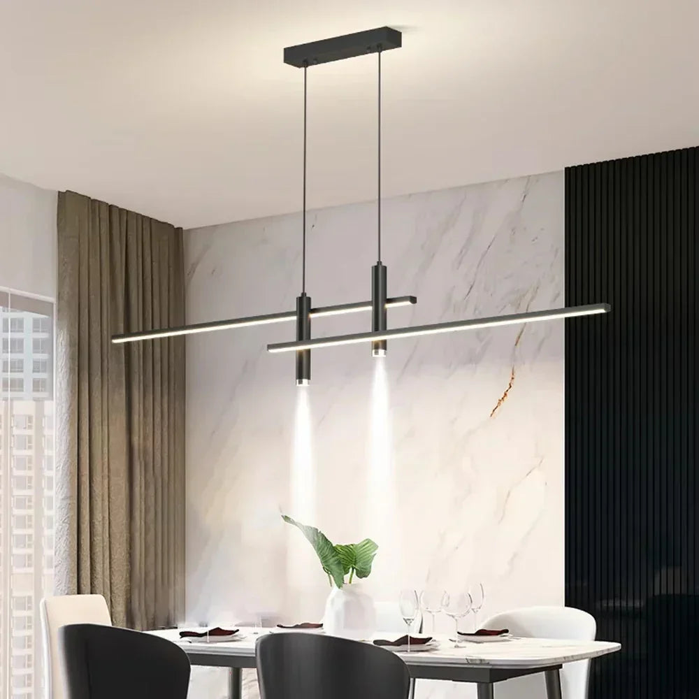 Modern Slim LED Pendant Light for Kitchen Dining