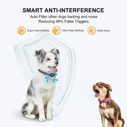 QuietPaws Mini Anti Bark Collar Rechargeable and Gentle