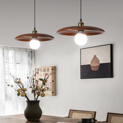 Rustic Wooden Pendant Light With Soft Warm Glow
