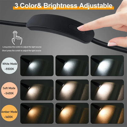 Portable LED Reading Lamp – Adjustable Neck Light