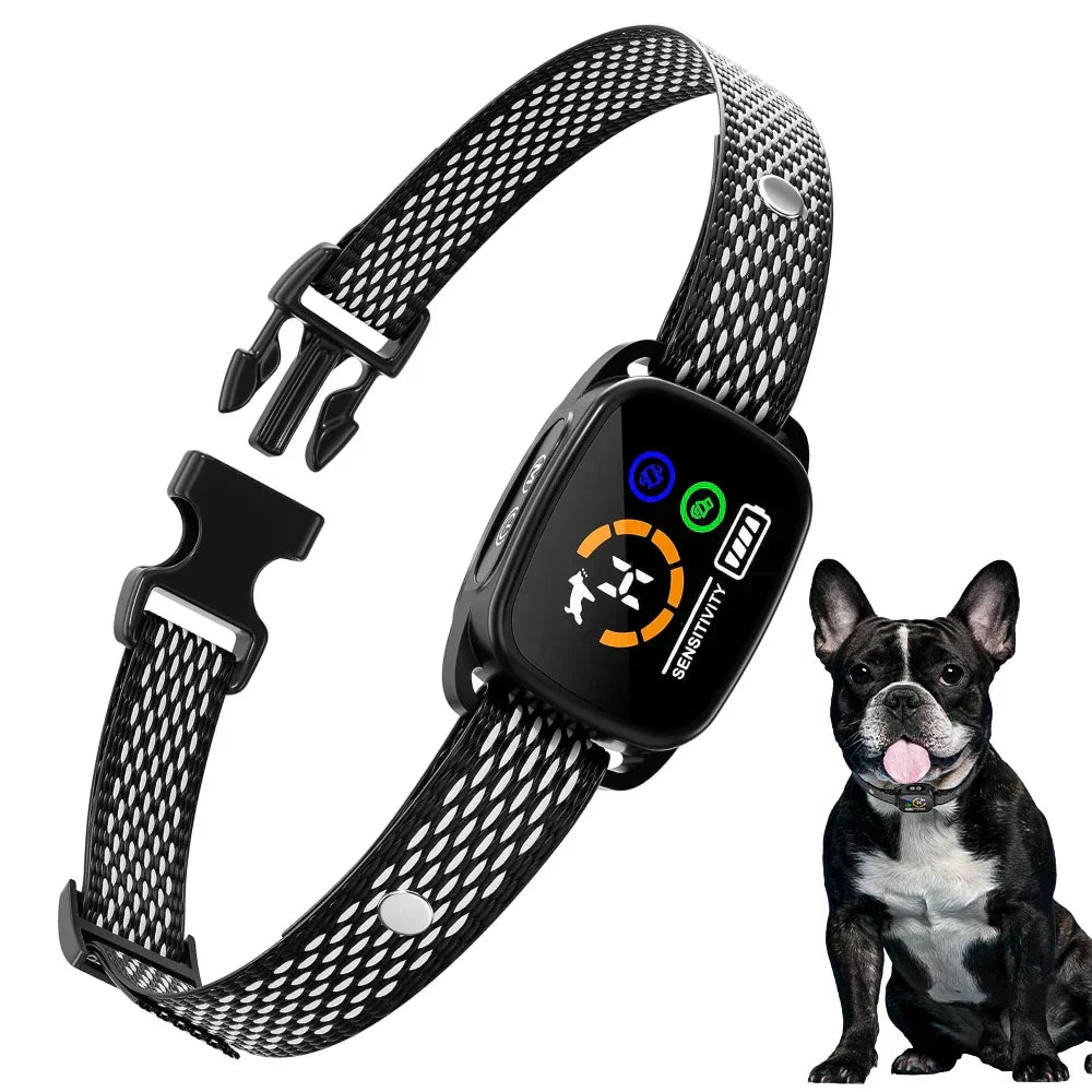 QuietPaws Mini Anti Bark Collar Rechargeable and Gentle - Lusomart
