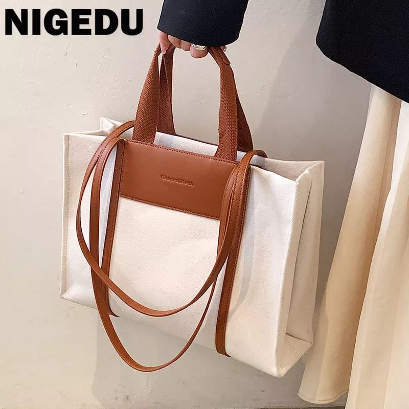 Practical Canvas Tote Bag