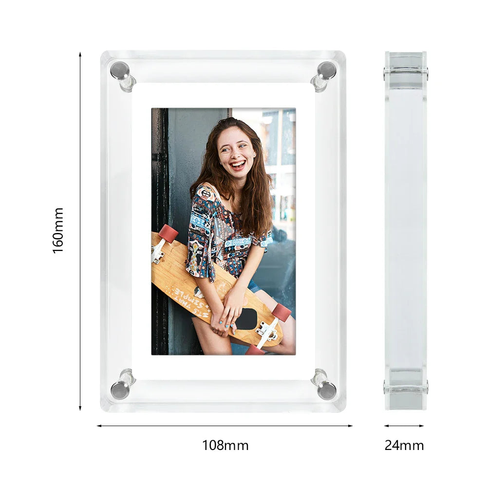 Compact Digital Picture Frame with Wireless Display