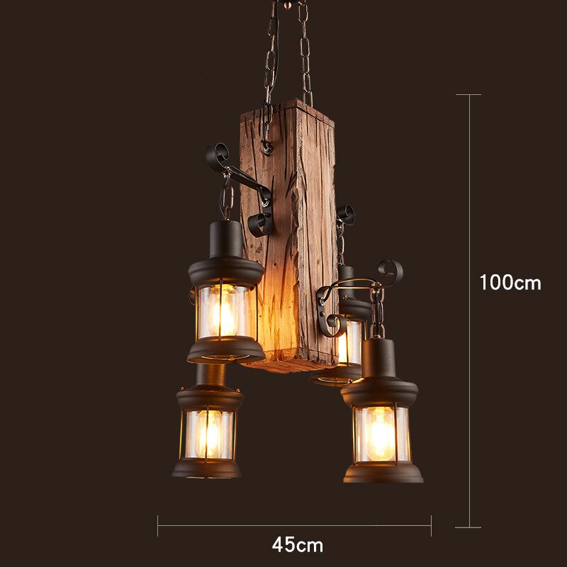 Rustic Metal LED Ceiling Pendant Light