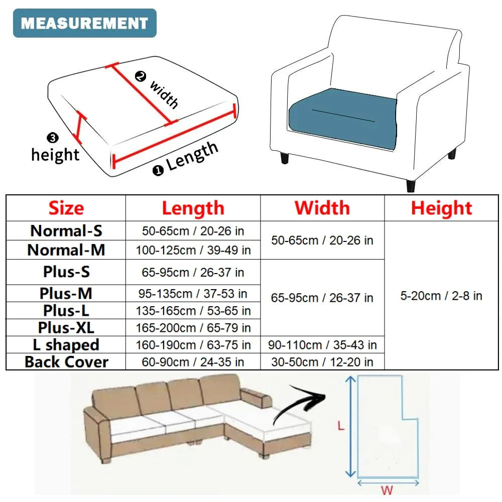 Plush Velvet Sofa Pillow Cover – Non Slip and Water Resistant