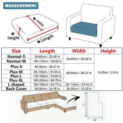 Plush Velvet Sofa Pillow Cover – Non Slip and Water Resistant