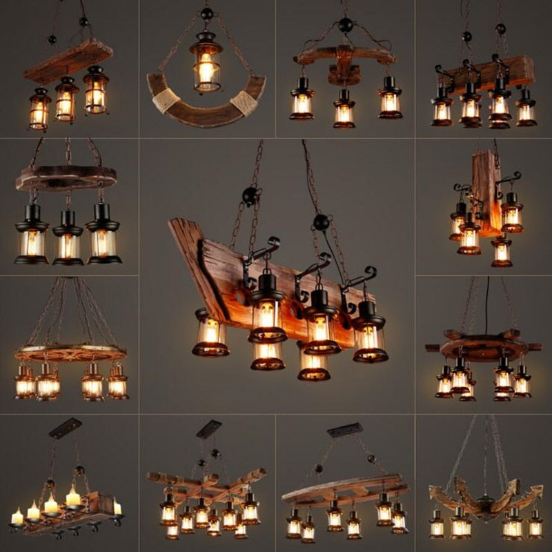 Rustic Metal LED Ceiling Pendant Light - Lusomart