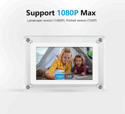 Compact Digital Picture Frame with Wireless Display