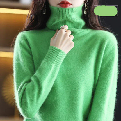 Luxurious Pure Cashmere Crew Neck Winter Sweater