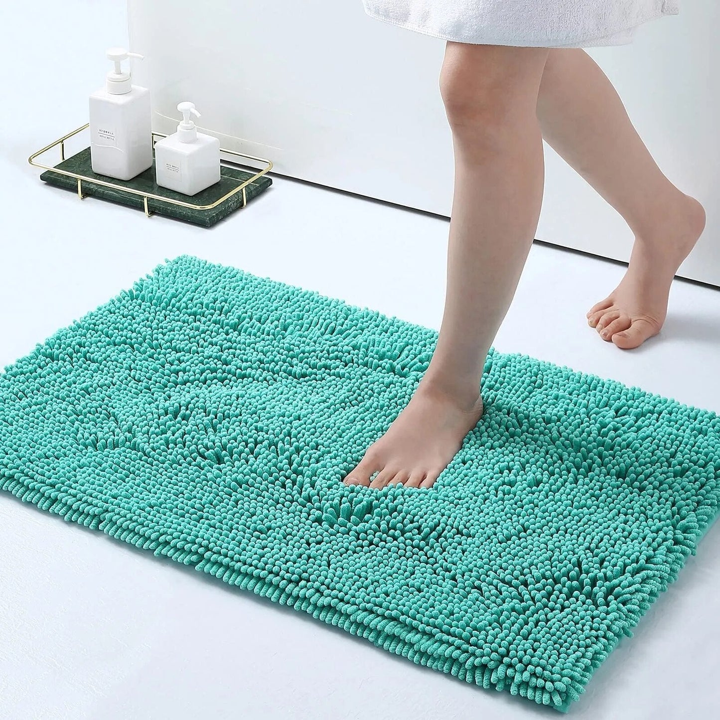 GripSoft Anti Slip Luxury Bathroom Floor Mat