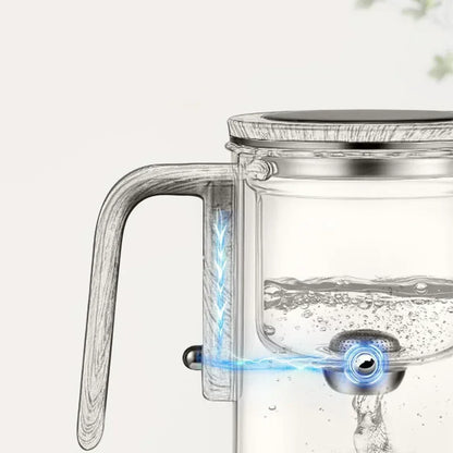 Clear Glass Teapot With Built In Strainer And Infuser - Lusomart
