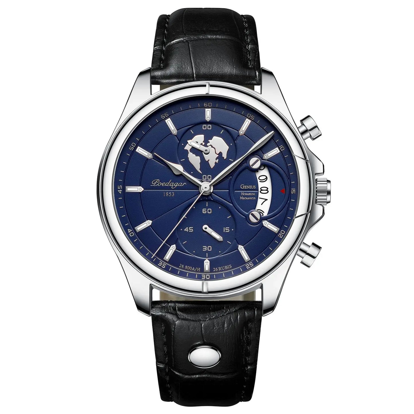 Classic Leather Strap Watch
