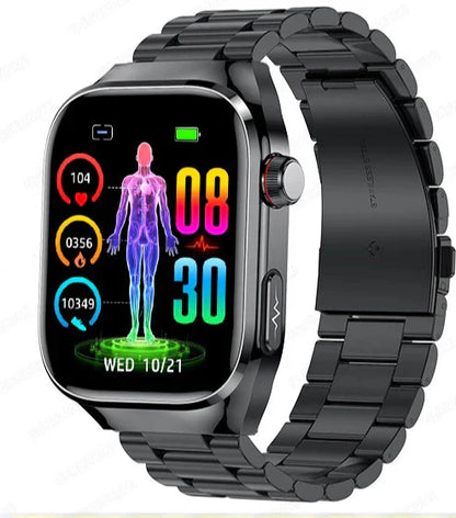 Smart Bluetooth Health Tracker Watch with ECG Monitor