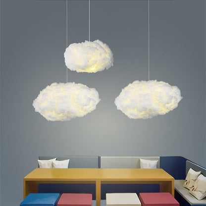 Soft White Cotton Pendant Lamp Shade