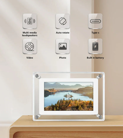 Compact Digital Picture Frame with Wireless Display