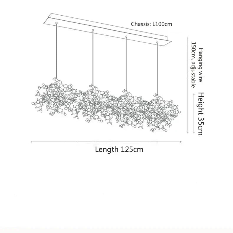Elegant Crystal Ceiling Chandelier