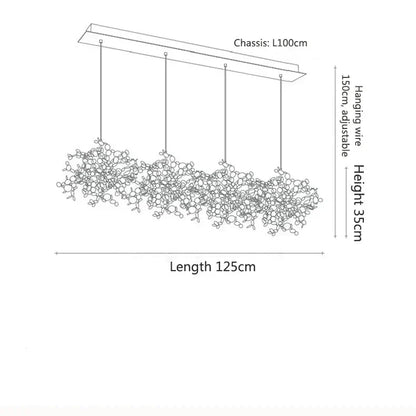 Elegant Crystal Ceiling Chandelier