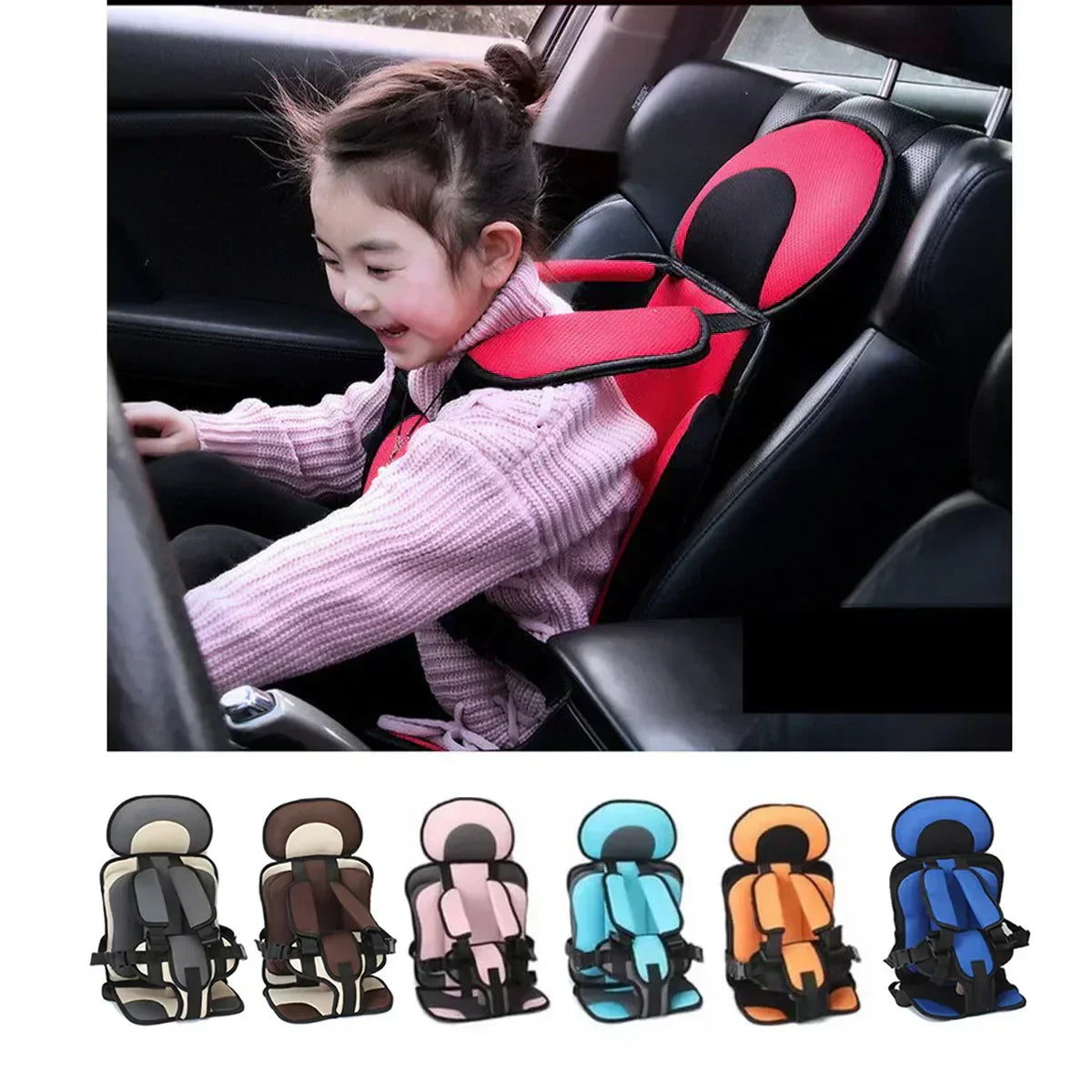 Compact Baby Car Seat Portable Travel Booster