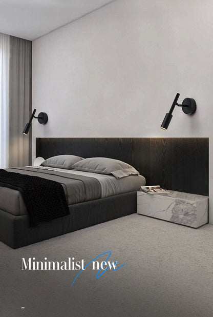 Flexible Black Adjustable Wall Reading Lamp