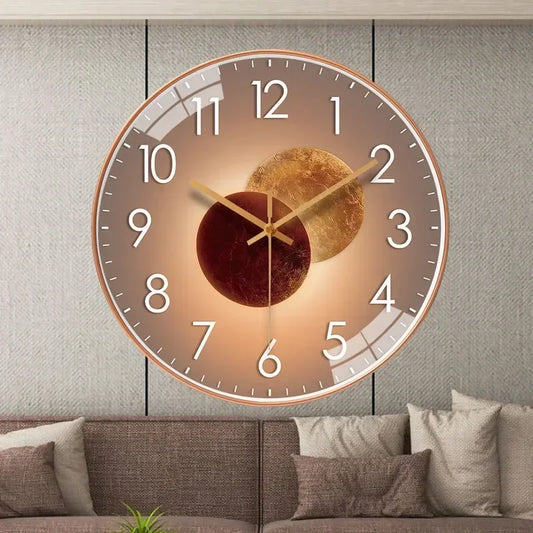 Quiet Traditional Wall Clock For Home And Office - Lusomart