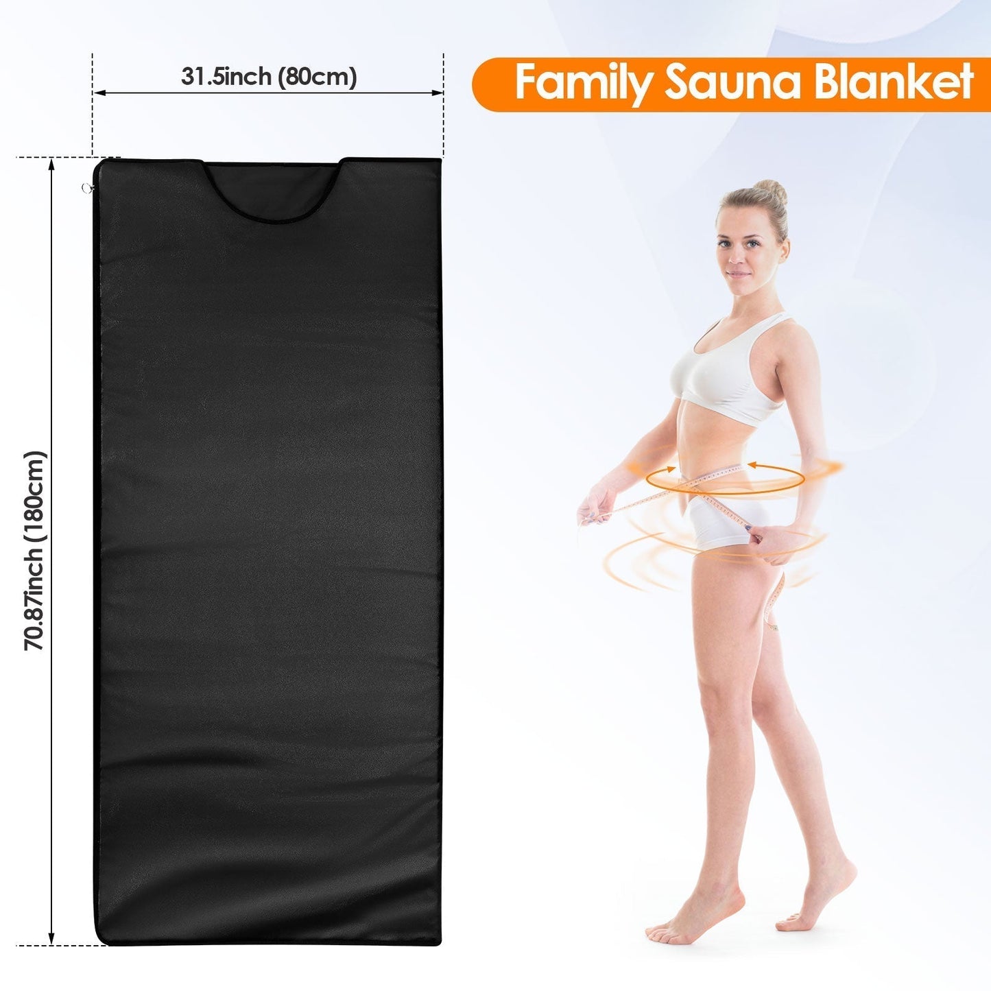 Portable Infrared Sauna Detox Blanket for Relaxation