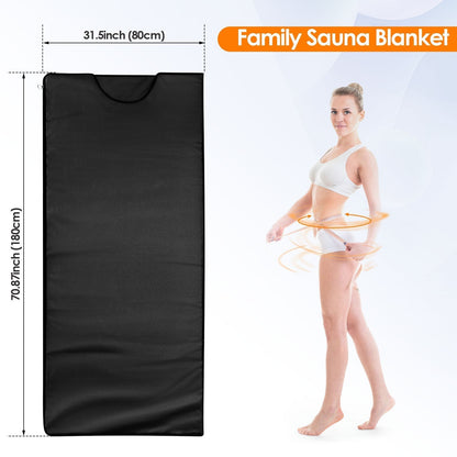 Portable Infrared Sauna Detox Blanket for Relaxation
