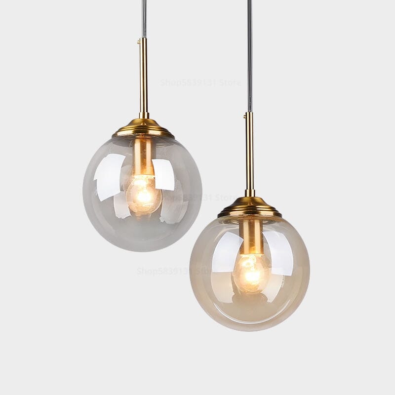 Colorful Drop Glass Pendant Light