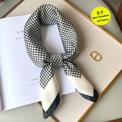 Soft Plaid Neck Scarf in 2 Versatile Colors
