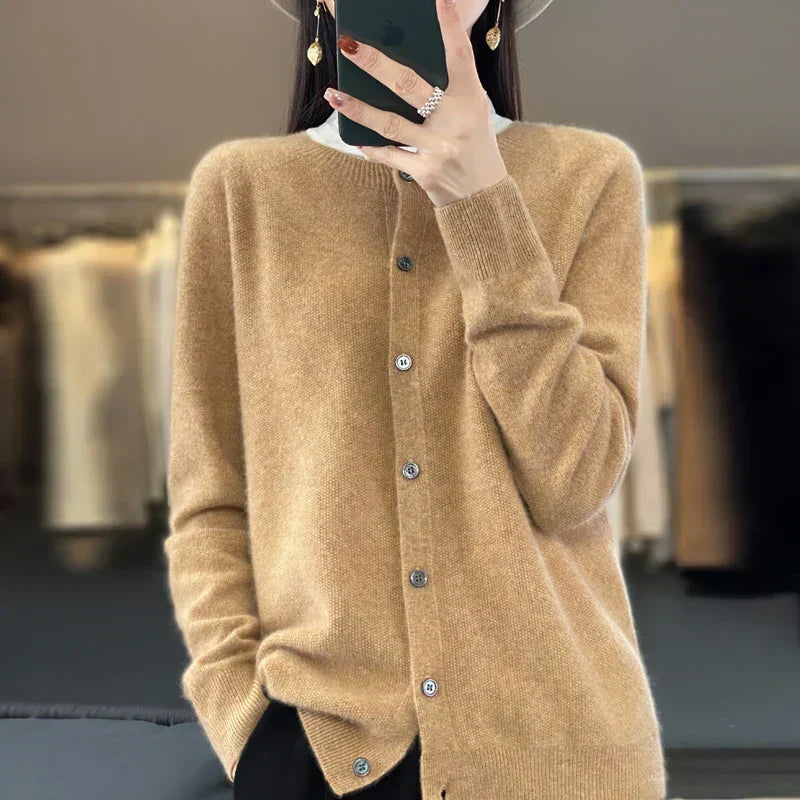 Soft Merino Wool Women's Crew Sweater